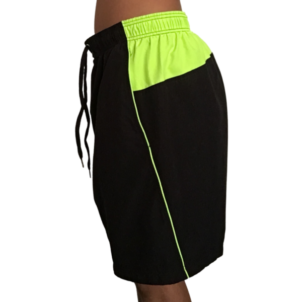 Neon Colorblock Swim Trunk Shorts - Image 6